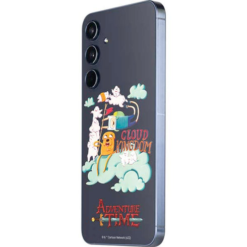Adult Swim Adventure Time Cloud Kingdom Galaxy A35 5G Skin